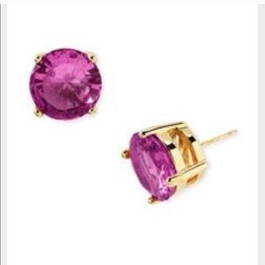 Kate Spade Raspberry Gum Drop Stud Earrings